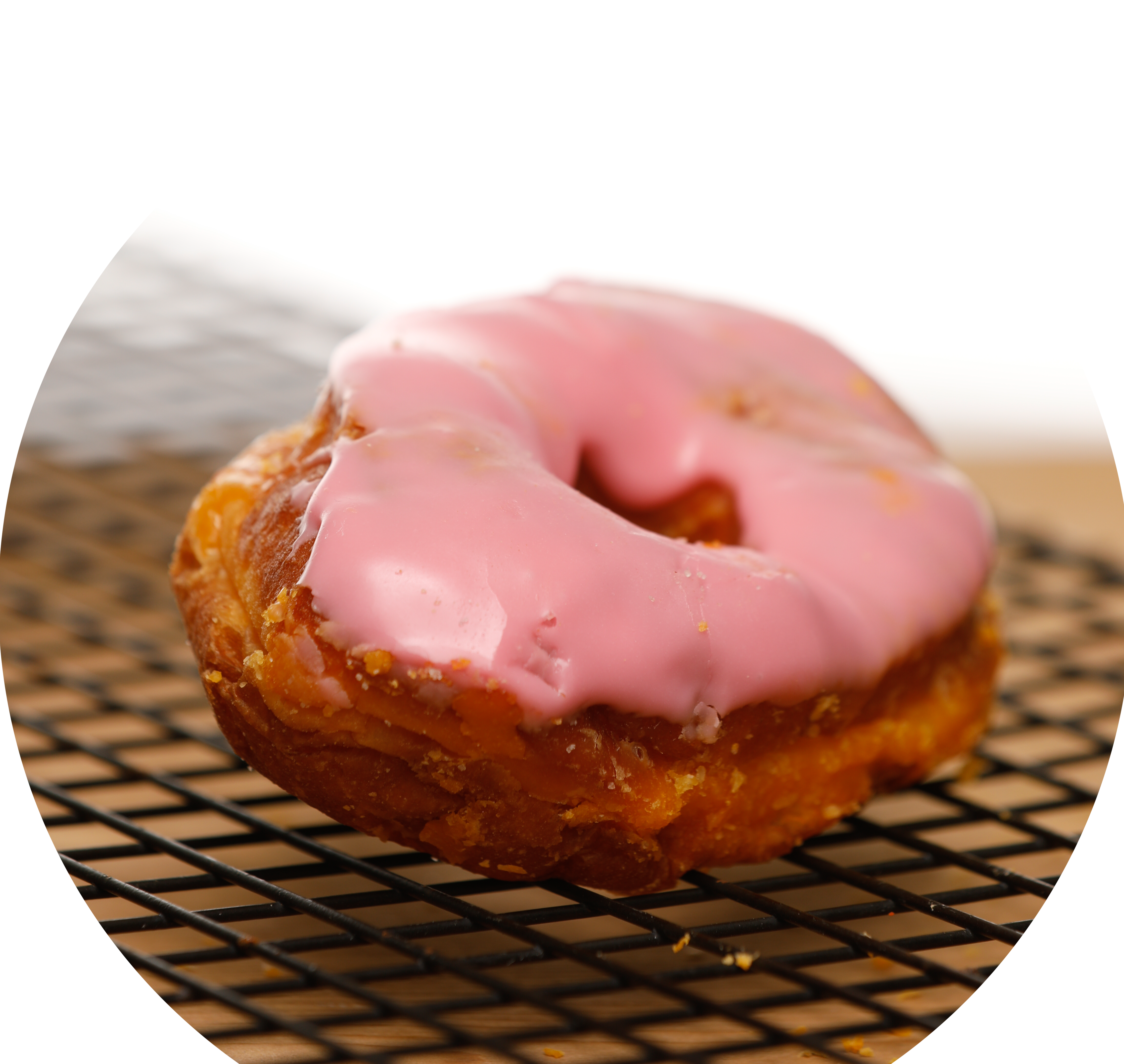 this is the image of a round rock donut